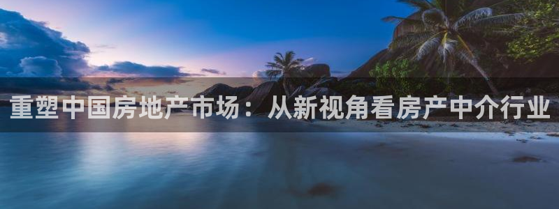 新宝5娱乐然：重塑中国房地产市场：从新视角看房产中介行业