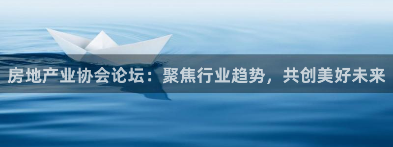 新宝5代理：房地产业协会论坛：聚焦行业趋势，共创美好未来