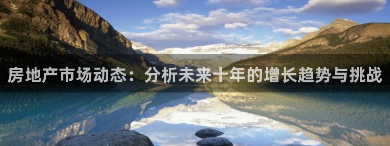 新宝5 888：房地产市场动态：分析未来十年的增长趋势与挑战