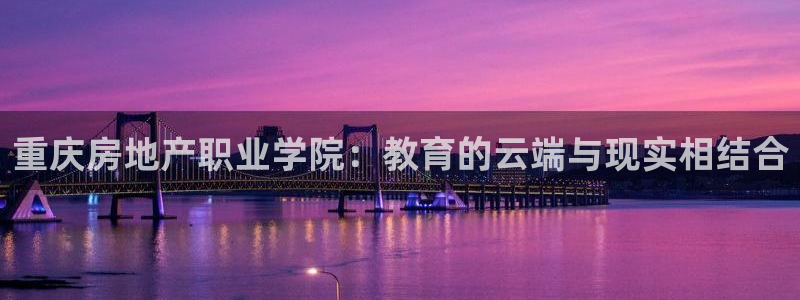 新宝5手机测速：重庆房地产职业学院：教育的云端与现实相结合
