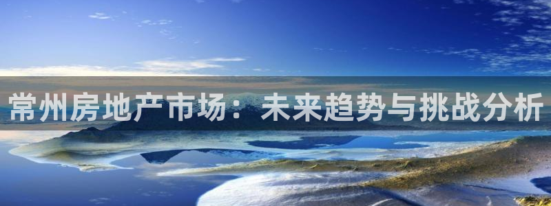 新宝股东瞧听2 5 5：常州房地产市场：未来趋势与挑战分析