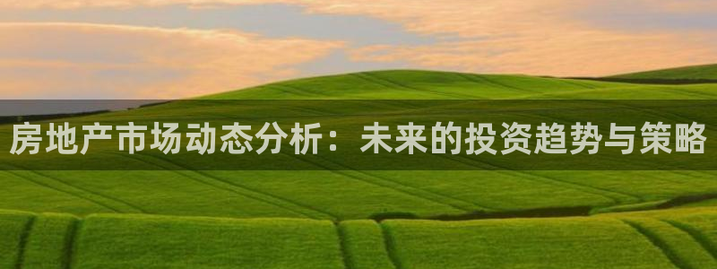 新宝5官方登录入口：房地产市场动态分析：未来的投资趋势与策略