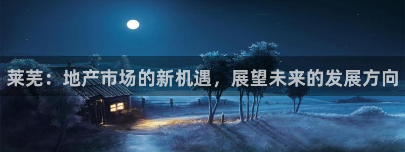 新宝xb5：莱芜：地产市场的新机遇，展望未来的发展方向