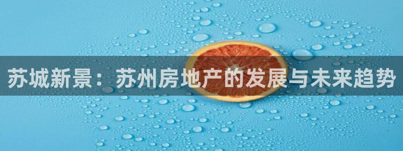 新宝5app：苏城新景：苏州房地产的发展与未来趋势
