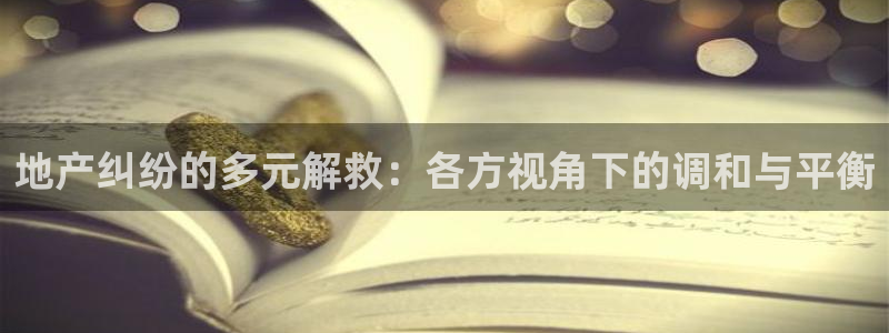 新宝5代理：地产纠纷的多元解救：各方视角下的调和与平衡
