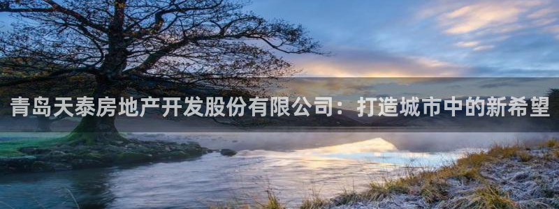新宝速5：青岛天泰房地产开发股份有限公司：打造城市中的新希望