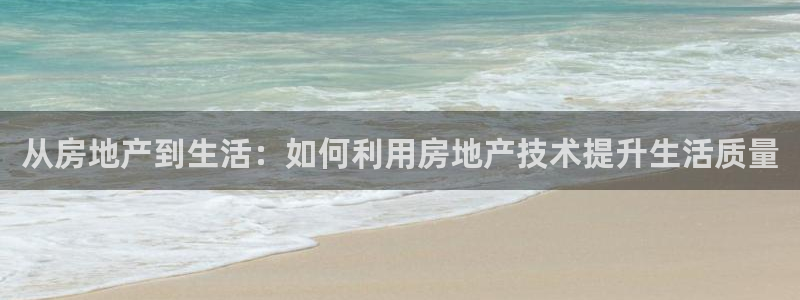 新宝h2O5O5O：从房地产到生活：如何利用房地产技术提升生