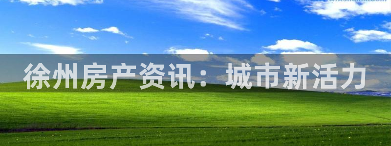 新宝5娱乐网址：徐州房产资讯：城市新活力