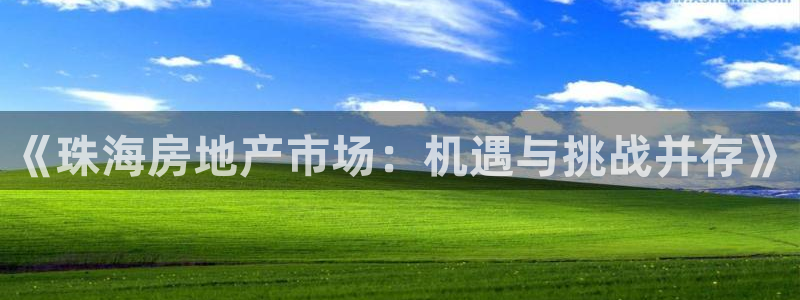 新宝5平台登录注册：《珠海房地产市场：机遇与挑战并存》