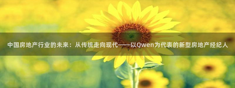 新宝5平棋牌：中国房地产行业的未来：从传统走向现代——以Qw
